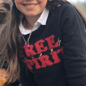 Ikks Winter Sweater with lace - size 10